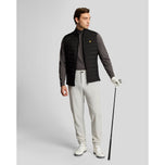 Lyle & Scott Hybrid Quilted Full Zip Golf Vest - Jet Black