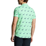 Lyle & Scott Micro Club Printed Golf Polo Shirt - Shoreline