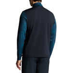 Lyle & Scott Printed Contour Golf Midlayer - Dark Navy
