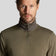 Lyle & Scott Tonal Eagle Tech 1/4 Zip Midlayer - Cactus Green
