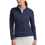 Peter Millar Women's Merge Hybrid Golf Jacket - Navy