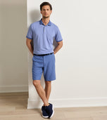 Peter Millar Salem Performance Golf Shorts - Bali Blue