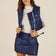 Malbon Women's Maya Quilted Vest - Blueberry