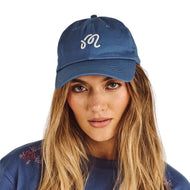 Malbon Women's Rumi Dad Hat - Vintage Indigo