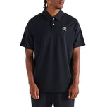Malbon Fairway Golf Polo Shirt - Black