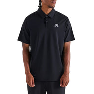 Malbon Fairway Golf Polo Shirt - Black