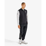 Malbon Performance Ribbed Panel Golf Vest - Black