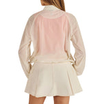 Malbon Women's Zoe Bomber - Vanilla