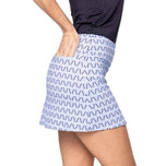 Golftini Women's Nauti & Nice 17.5" Golf Skort - Blue