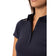 Golftini Women's Ruffle Golf Polo Shirt - Navy