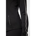 J.Lindeberg Women's Nefe Quarter Zip Golf Mid Layer - Black