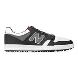 New Balance 480 Spikeless Wide (EE) Golf Shoes - Black/White