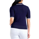 Nivo Women's Vy Sweater Golf Polo Shirt - Navy