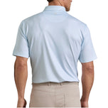 Peter Millar Men's Football Geo Performance Golf Polo - White