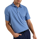 Peter Millar Men's Jubilee Performance Golf Polo - Bali Blue/Estate Blue
