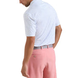 Peter Millar Nice Short Performance Jersey Golf Polo Shirt - White