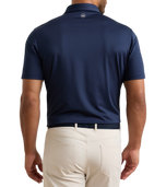 Peter Millar Solid Performance Jersey Golf Polo Shirt - Navy