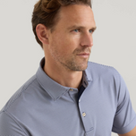Peter Millar Solid Performance Jubilee Jersey Golf Polo Shirt - Navy