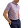 Peter Millar Verse Performance Mesh Golf Polo - Windy Blue/Melrose Pink