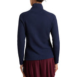 Peter Millar Women's Coolspun Lite Cotton Ribbed Cardigan - Navy