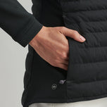 Peter Millar Women's Merge Hybrid Golf Jacket - Black