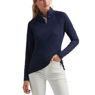 Peter Millar Women's Women's Raglan Sleeve Perth 1/4 Midlayer - Navy