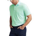 Peter Millar Jubilee Performance Jersey Polo Golf Shirt - Pear Tart