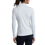 Peter Millar Women's Lightweight Crown Sun Golf Shirt - White