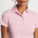 Peter Millar Women's Performance Stretch Jersey Golf Shirt - Palmer Pink