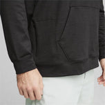 Puma Cloudspun Patch Golf Hoodie - Puma Black Heather