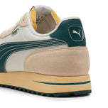 Puma Helsinki G Spikeless Golf Shoes - Frosted Ivory/Green Terrain/Light Straw