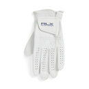 RLX Ralph Lauren Cabretta Leather Golf Glove Left - Ceramic White