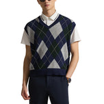 RLX Ralph Lauren Polo Argyl 2/48 Cotton Coolmax Golf Vest - Argyle Multi