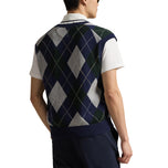 RLX Ralph Lauren Polo Argyl 2/48 Cotton Coolmax Golf Vest - Argyle Multi