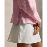 RLX Ralph Lauren Women's Jacquard Cable Knit Half Zip Golf Pullover - Light Pink