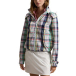 RLX Ralph Lauren Women's Performance Windbreaker Full-Zip Golf Jacket - Spring Madras