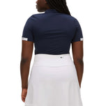 Rohnisch Women's Abby Golf Polo Shirt - Navy/White