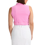 Rohnisch Women's Nicky Sleeveless Golf Polo Shirt - Fuchsia Pink