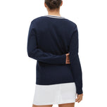 Rohnisch Women's Adele Knitted Golf Sweater - Navy/White