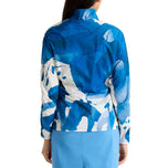 Rohnisch Women's Packable Ultralight Golf Jacket - Blue Aquarelle