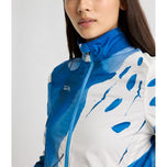 Rohnisch Women's Packable Ultralight Golf Jacket - Blue Aquarelle