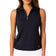 Golftini Women's Sleeveless Zip Golf Polo Shirt - Navy