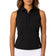 Golftini Women's Sleeveless Ruffle Golf Polo Shirt - Black