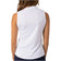 Golftini Women's Sleeveless Ruffle Golf Polo Shirt - White