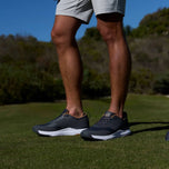 Travis Mathew The NuAge Mega Spiked Golf Shoes - Ebony/Almond