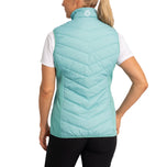 Sunderland Women's Tania Padded Stretch Panel Performance Golf Gilet - Mint