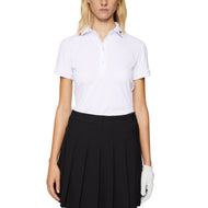J.Lindeberg Women's Tour Tech Golf Polo Shirt - White