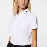 J.Lindeberg Women's Tour Tech Golf Polo Shirt - White