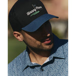 Travis Mathew Swing Season Snapback Golf Cap - Black