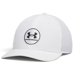 Under Armour Golf Mid Stretch Cap - White